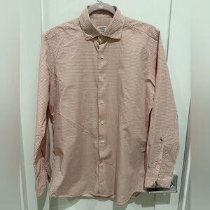 Slowear Glanshirt Italian Cotton Striped Button Down Shirt 40 /  15 3/4 cotton